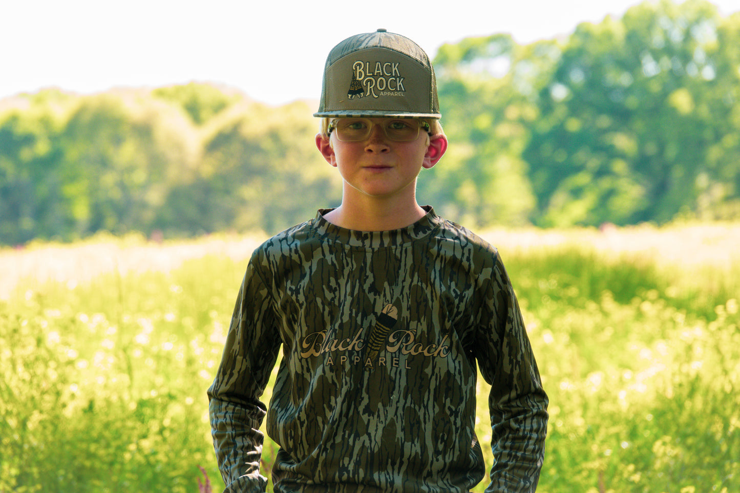 Youth Bottomland Long Sleeve Performance Tee