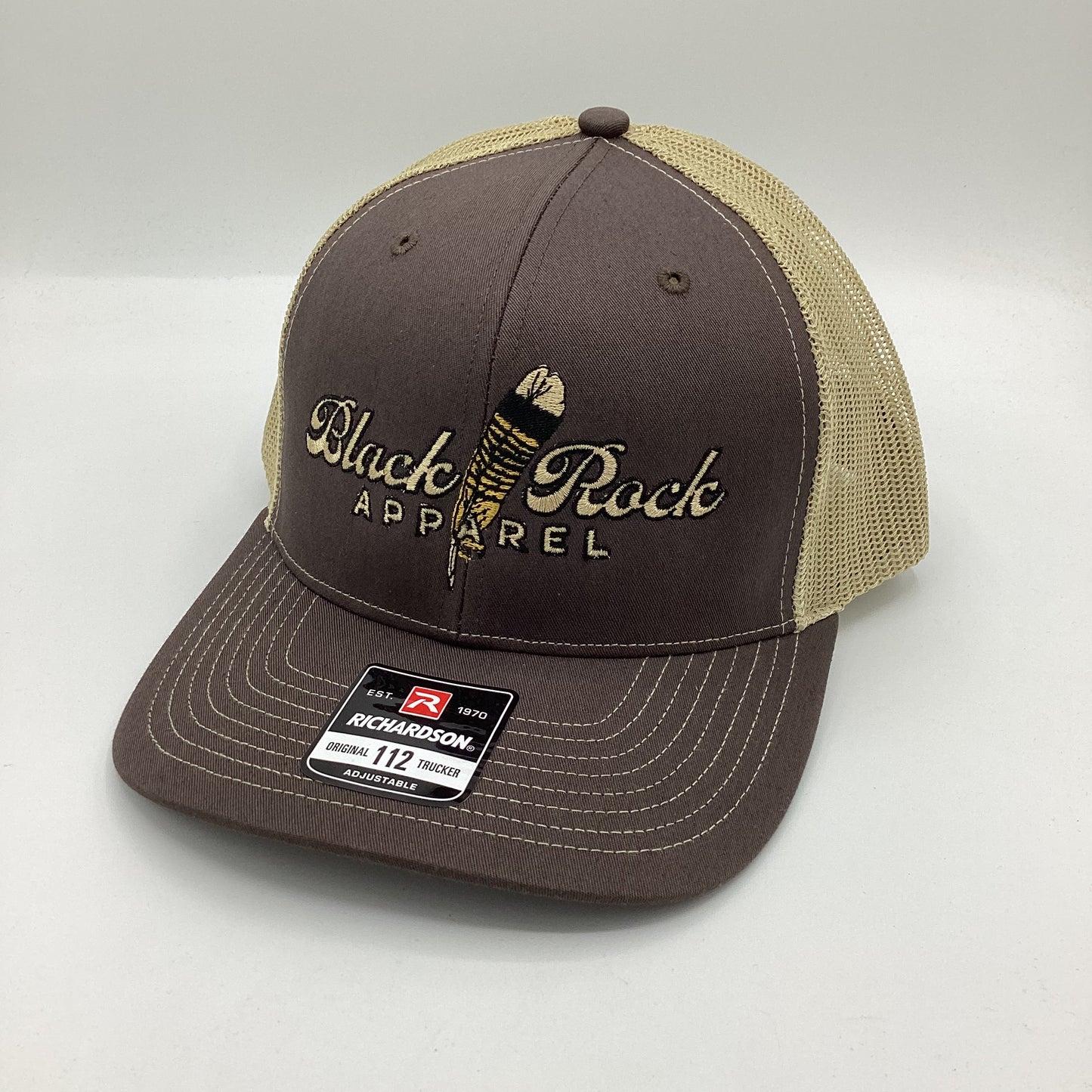 Brown/Khaki Feather Logo